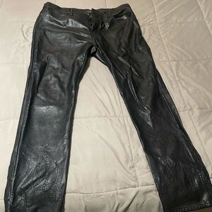 Leather pants
